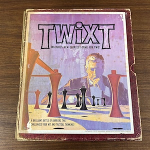 Vintage 1962 Twixt Strategy Game - 3M Bookshelf Edition