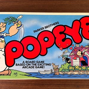 Vintage 1983 Parker Brothers Popeye Board Game Game - Excellent Condition