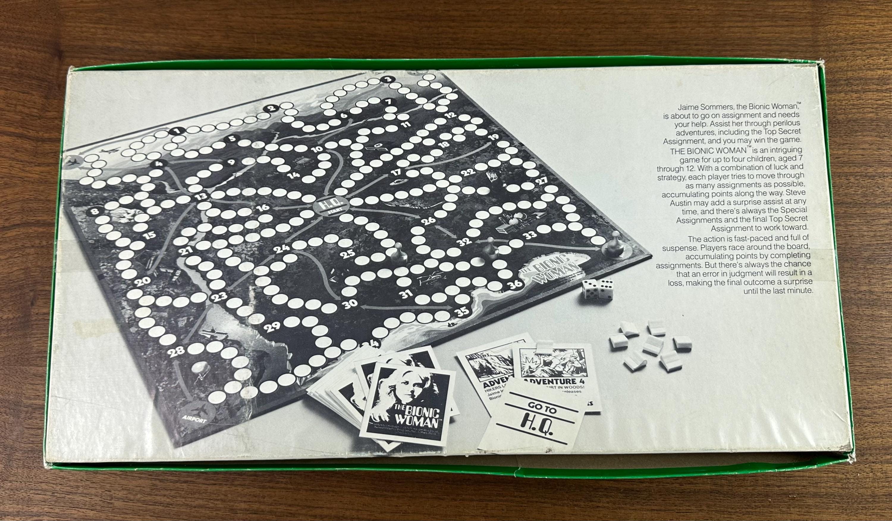 Vintage 1976 Bionic Woman Board Game - Complete - Etsy