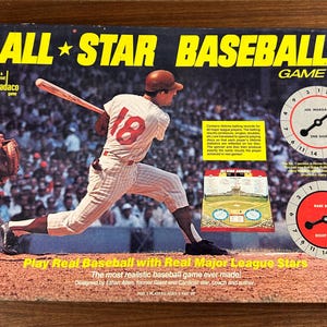 Vintage 1981A   - Cadaco-Ellis All-Star Baseball - Excellent Condition - Missing One Disc