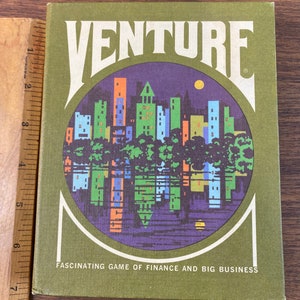 Vintage 1970 Venture - Fascinating Game of Finance and Big Business -  A 3M Gamette Game - Complete Condition