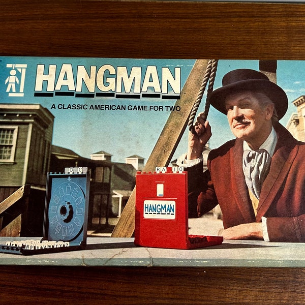 Vintage 1976 Vincent Price Hangman Game by Milton Bradley - Complete