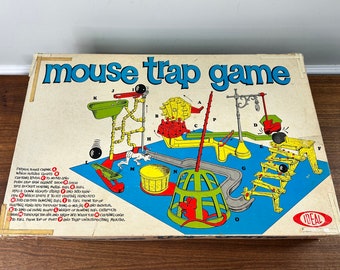 Vintage Mouse Trap Board Game by Ideal 1975 In Box