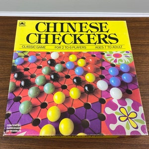 Vintage Whitman Chinese Checkers - Complete 1989