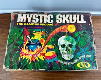 Vintage 1964 Mystic Skull: The Game of Voodoo by Ideal - Condition Issues