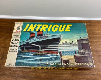 Vintage 1956 Intrigue - A Fascinating Mystery Game