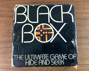 Vintage Black Box Board Game. Parker Brothers 1978. Complete