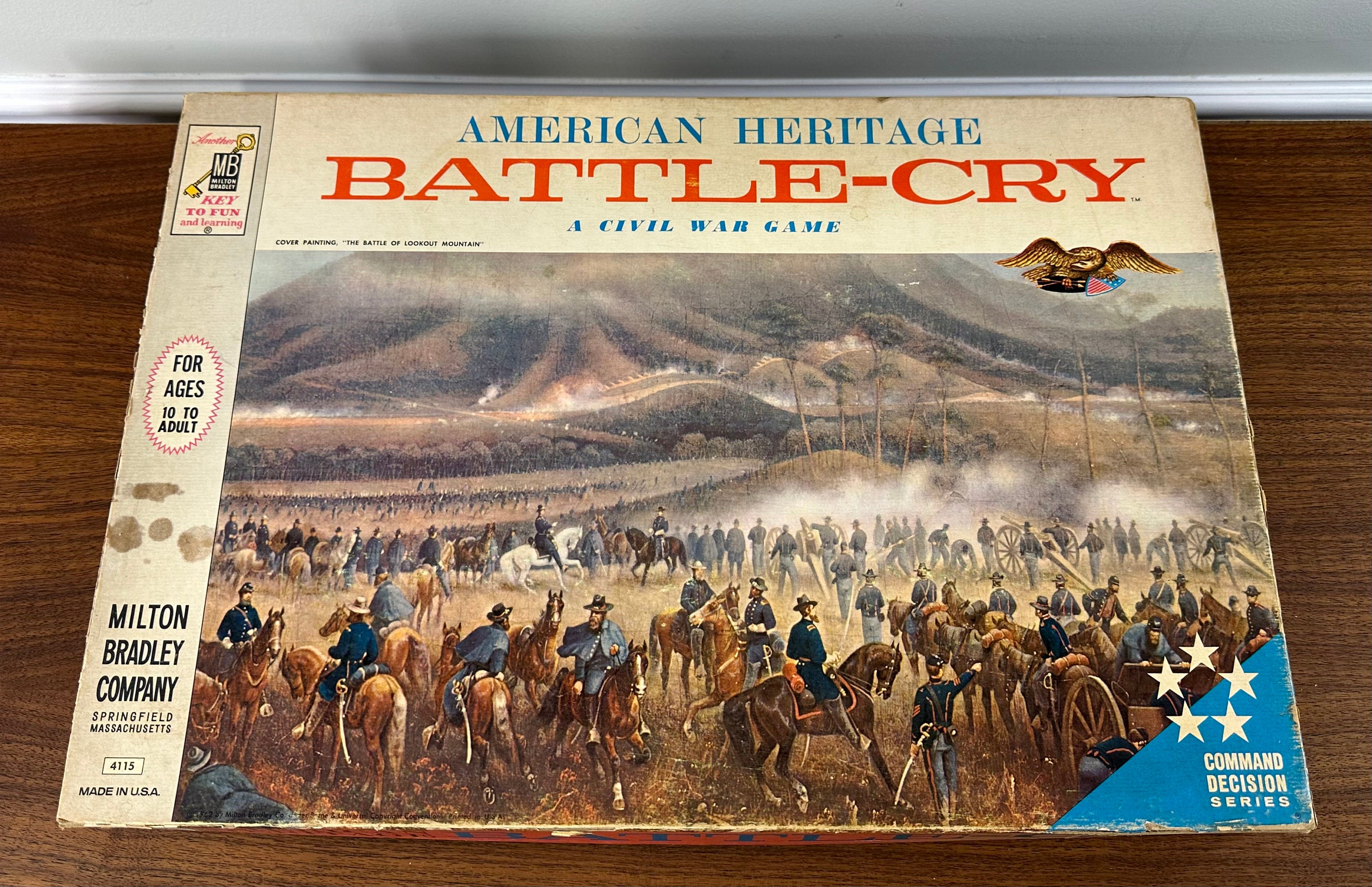 Vintage 1962 Battle Cry Civil War Strategy Game Milton Bradley Complete