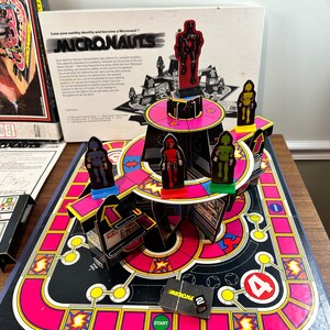 Jeu De Société Vintage The World Of Micronauts - Édition 1978 MB, Robots, Occasion, Fabriqué Aux USA