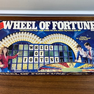 Vintage 1985 Wheel of Fortune Game - Complete Edition