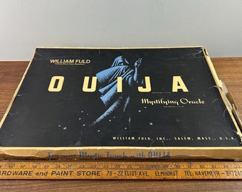 Vintage 1960s Ouija Board: Parker Brothers William Fuld Mystifying