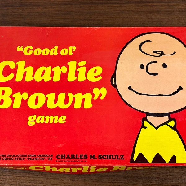 Charlie Brown Board Game Etsy
