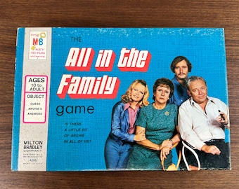 Vintage 1972 All in the Family Game by Milton Bradley - Complete