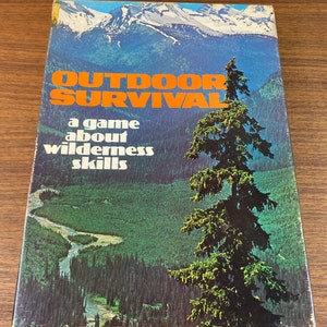 Vintage 1972 Outdoor Survival Board Game by Avalon Hill