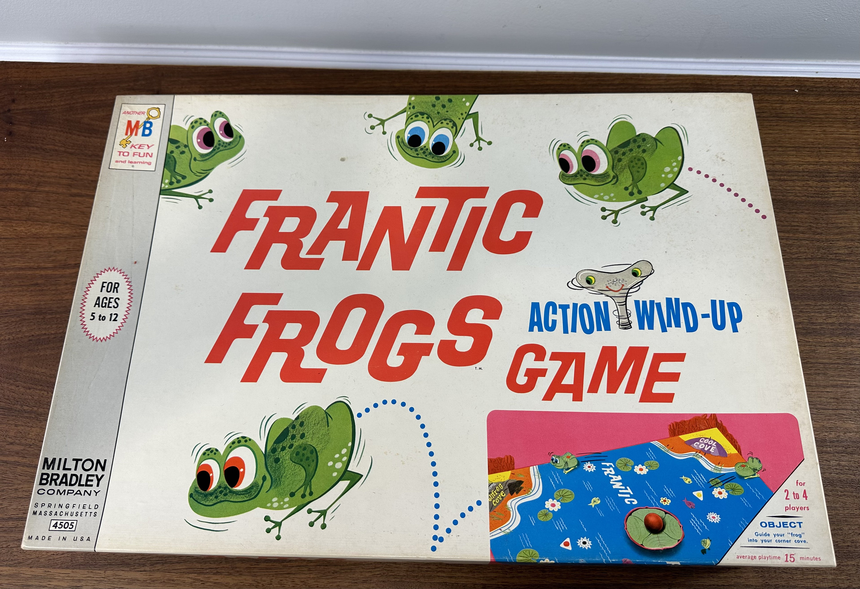 Vintage 1965 Frantic Frogs Wind up Board Game - Complete - Etsy