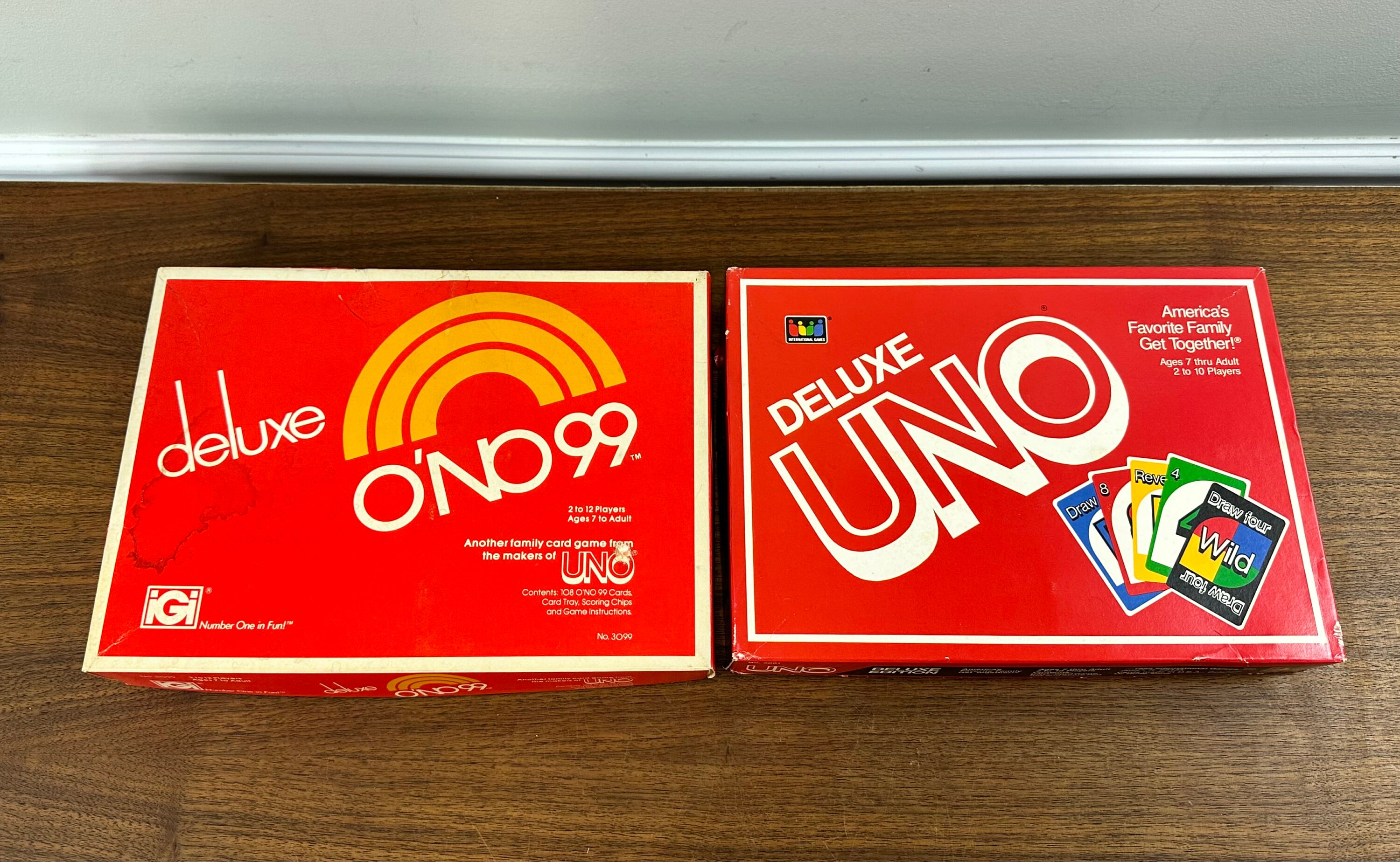 1982 Deluxe O'NO 99 Card Game UNO Vintage New Sealed Cards