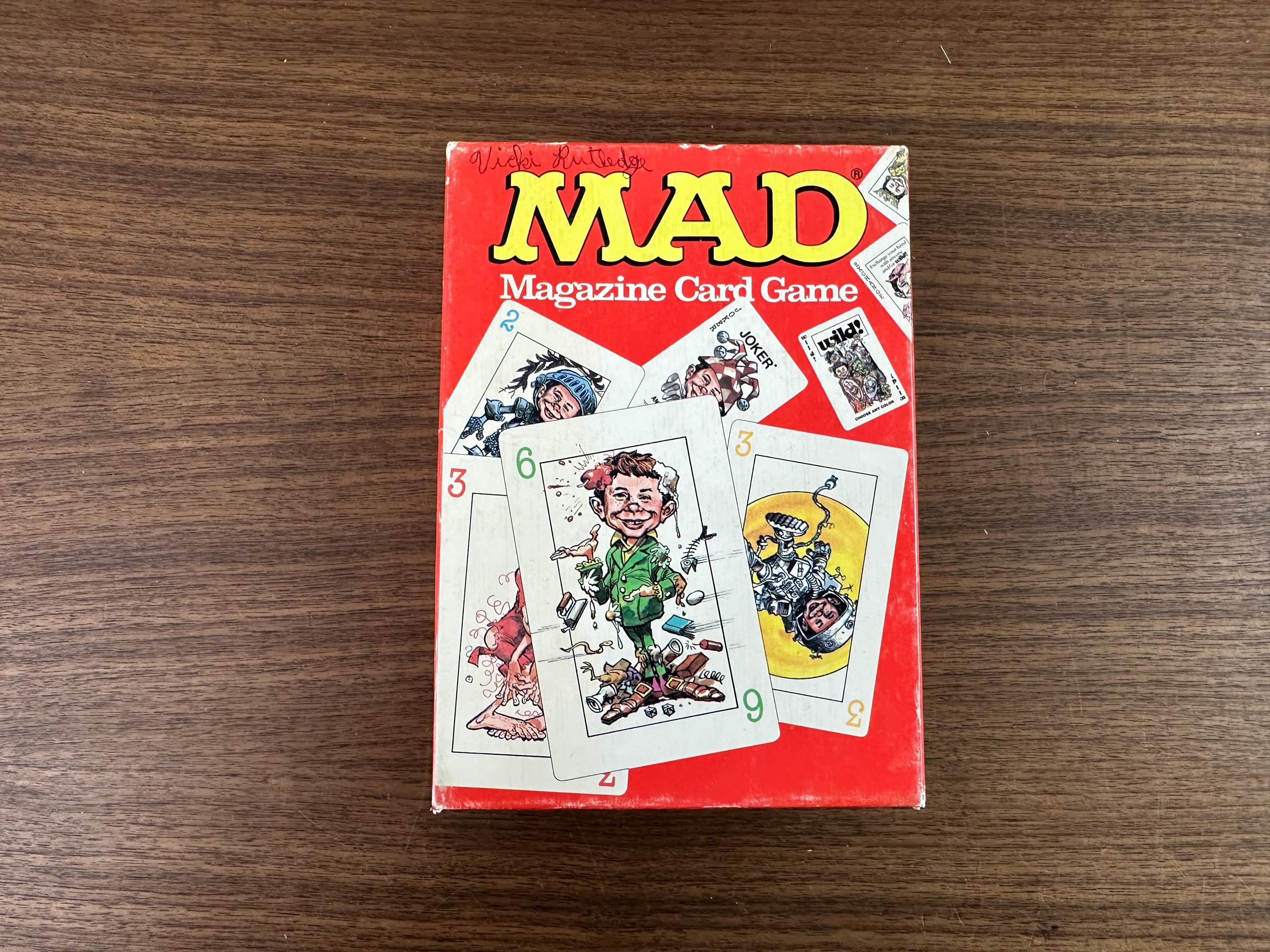 Jeu De Société Vintage 1979 the Mad Magazine N° 124 Par Parker Brothers