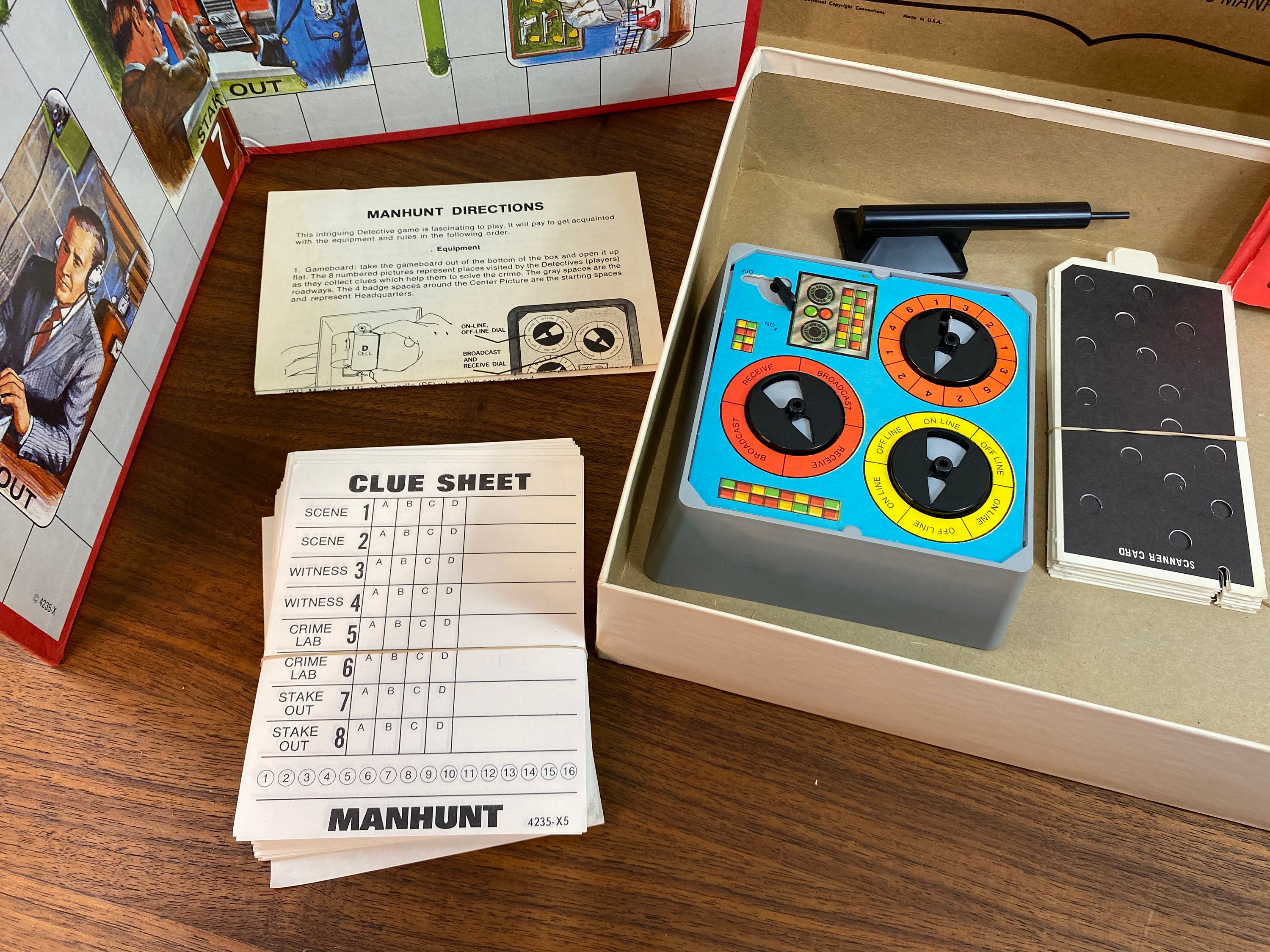 Vintage 1972 Manhunt Electric Computer Detective Game por Milton Bradley La  computadora funciona se requiere batería D - Etsy México