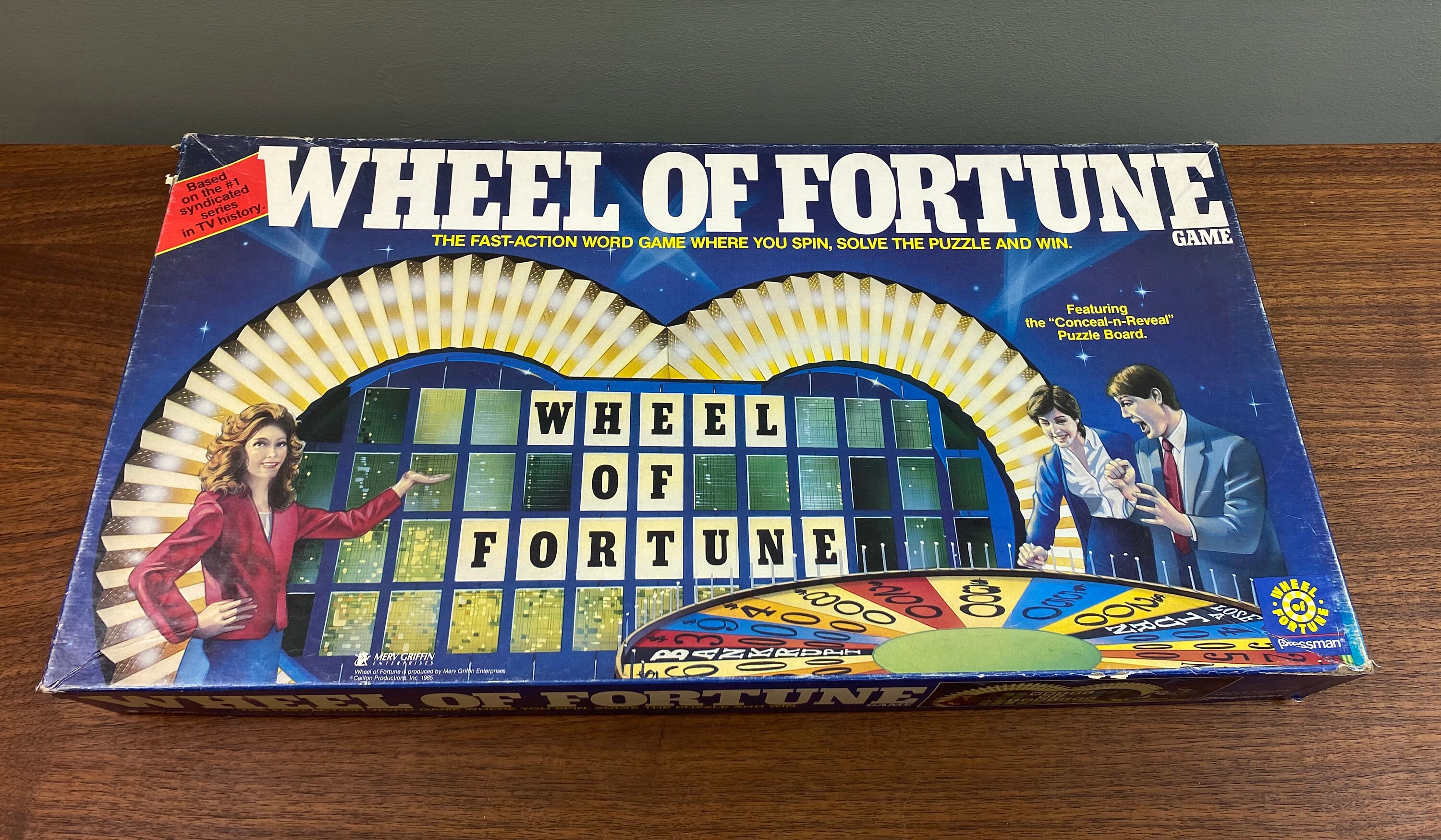 Vintage 1985 Wheel of Fortune by Pressman Complete Etsy