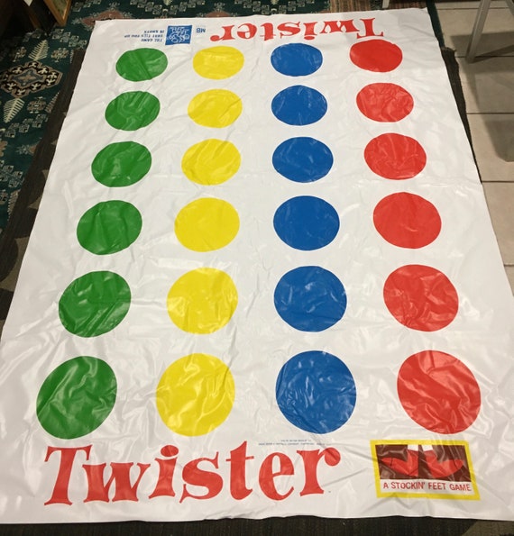Vintage 1966 Milton Bradley Twister Game, Original Spinner Only