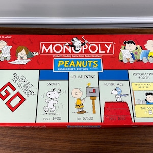 Vintage Peanuts Monopoly: 2002 Collector&#39;s Edition, Complete