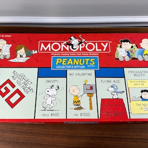 Vintage 2002 Collectible Edition of Peanuts Monopoly - Complete - Excellent Condition