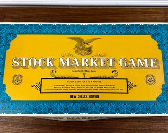 Vintage 1968 Stock Market Game by Whitman - Complete - Excellent Vintage Condition