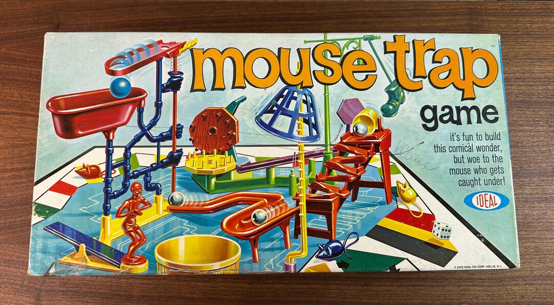 Vintage 1970 Mouse Trap Game by Ideal - Complete - Pretty Good ...