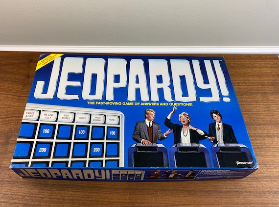 Vintage 1986 Jeopardy Game based on TV show by Merv Griffin 