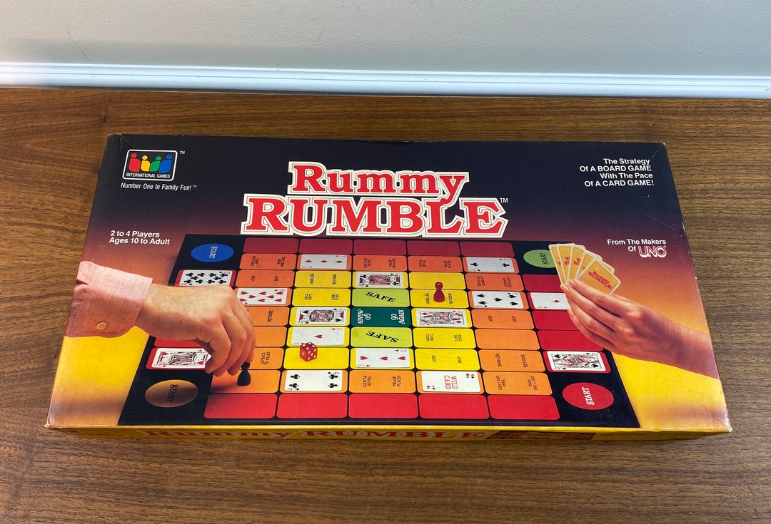 Vintage 1985 Rummy Rumble From the Makers of UNO - Complete - Etsy