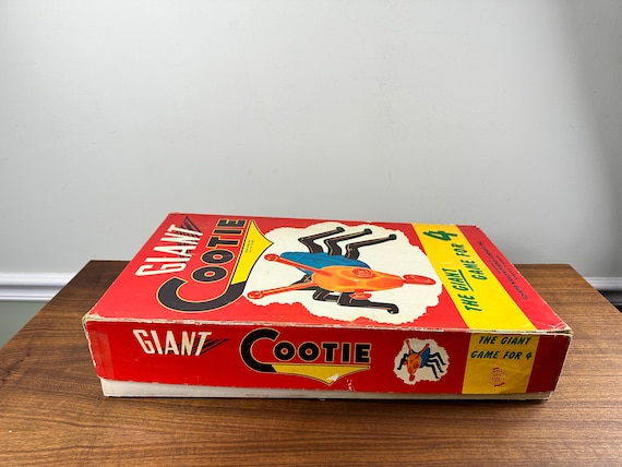 Vintage 1949 GIANT Cootie Game: Complete Set With Dreidel - Etsy