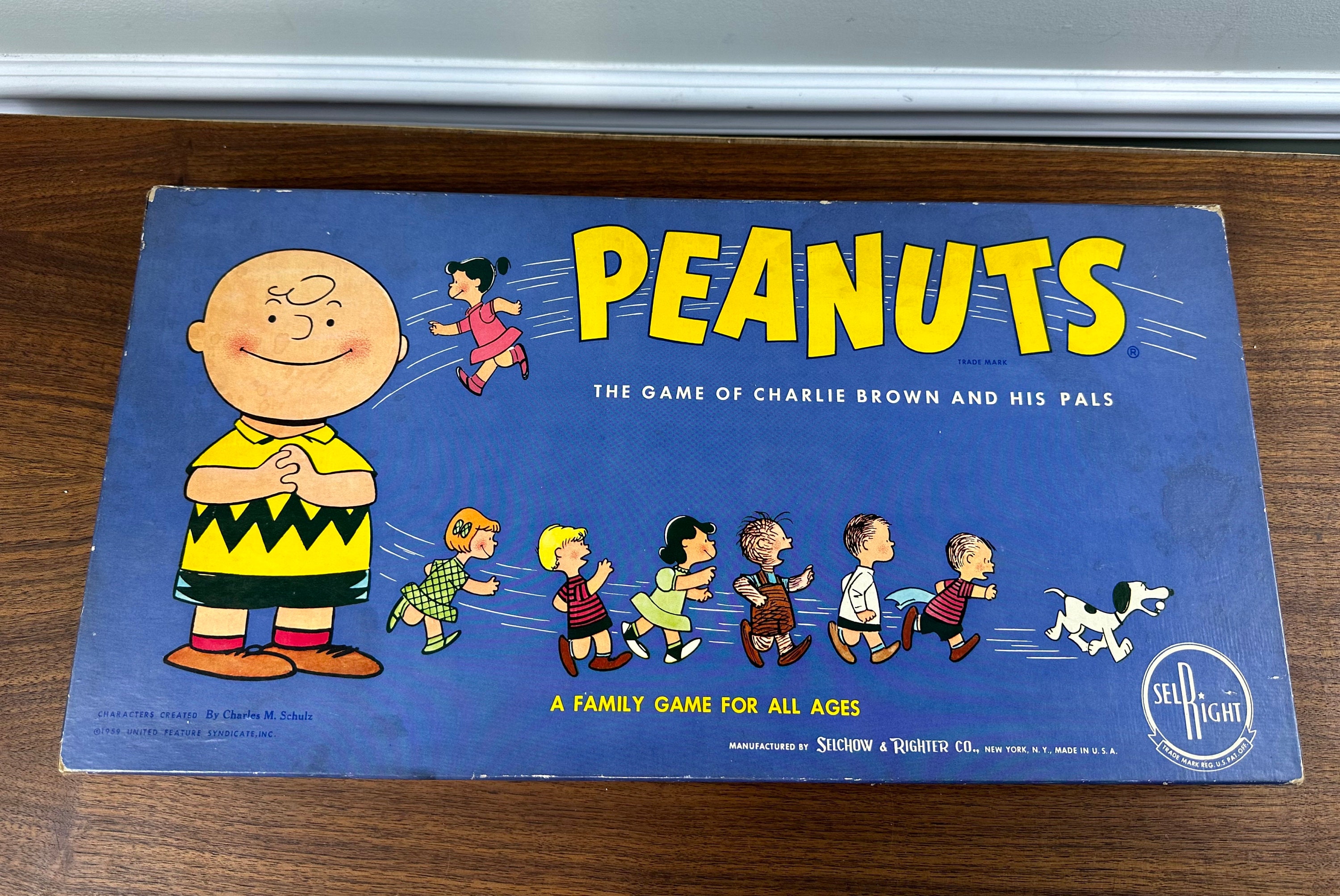 Vintage 1958 Peanuts: the Game of Charlie Brown and His Pals