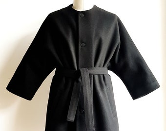 Herrenjacke Herren Wolljacke Herren schwarze Jacke Herren lange Jacke Herren Winterjacke Herrenmantel Herren Regenmantel minimalistisch Herrenmantel