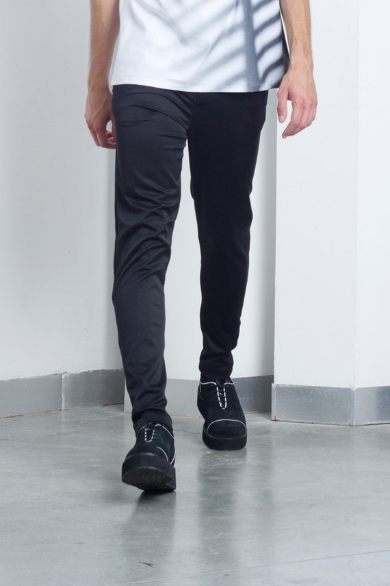  Pantalones vaqueros ajustados para hombre, pantalones