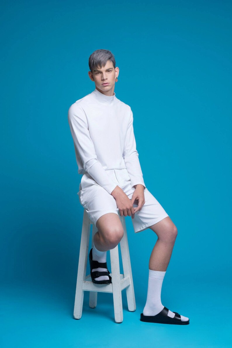 all white sweater mens