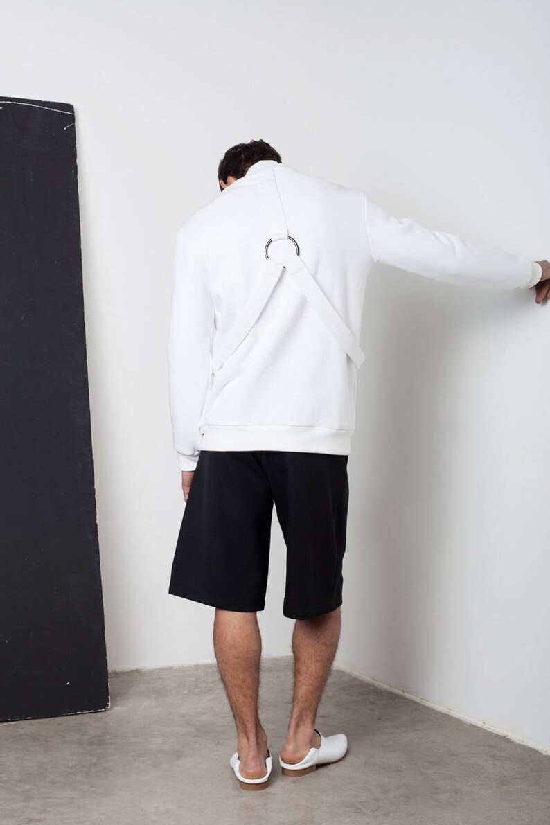 all white sweater mens