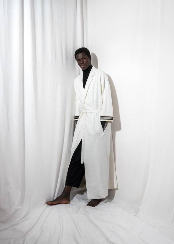 Mens wool robe coat cheap
