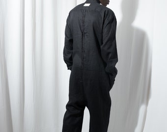 m.u japoness ジャンプスーツ　オーバーオール　BLACK　黒 m.u japoness ジャンプスーツ オーバーオール BLACK 黒 m.u