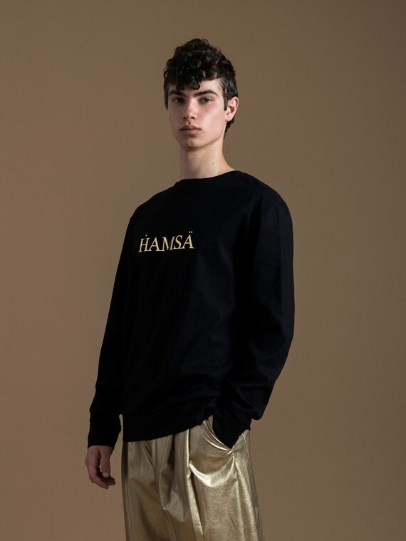 oversized black jumper mens