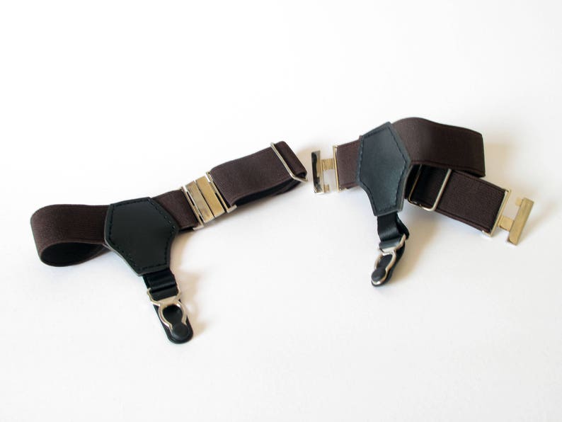 Mens garters Mens sock garters Mens black garter Mens sock Etsy