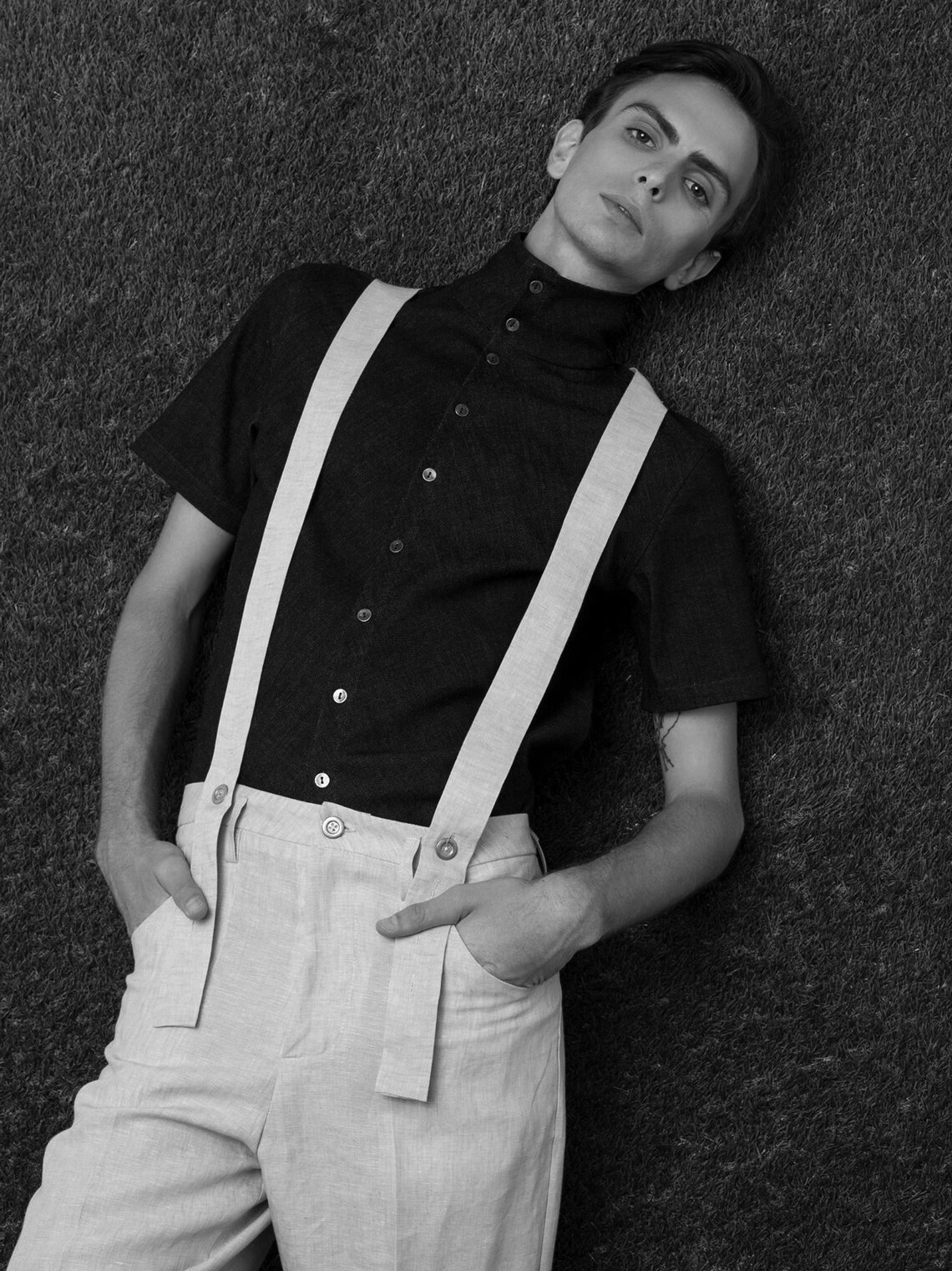 Mens Overall, Mens Overalls, Mens Overall Pants, Mens Linen Overall