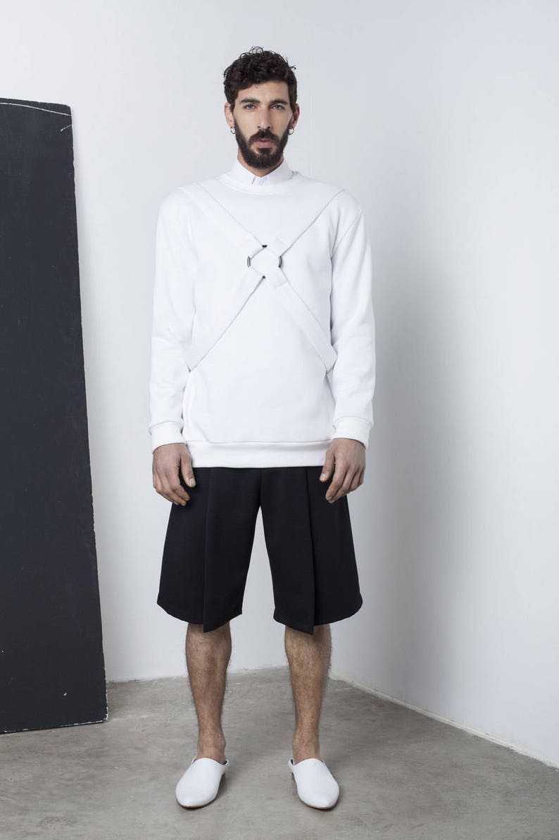 all white sweater mens