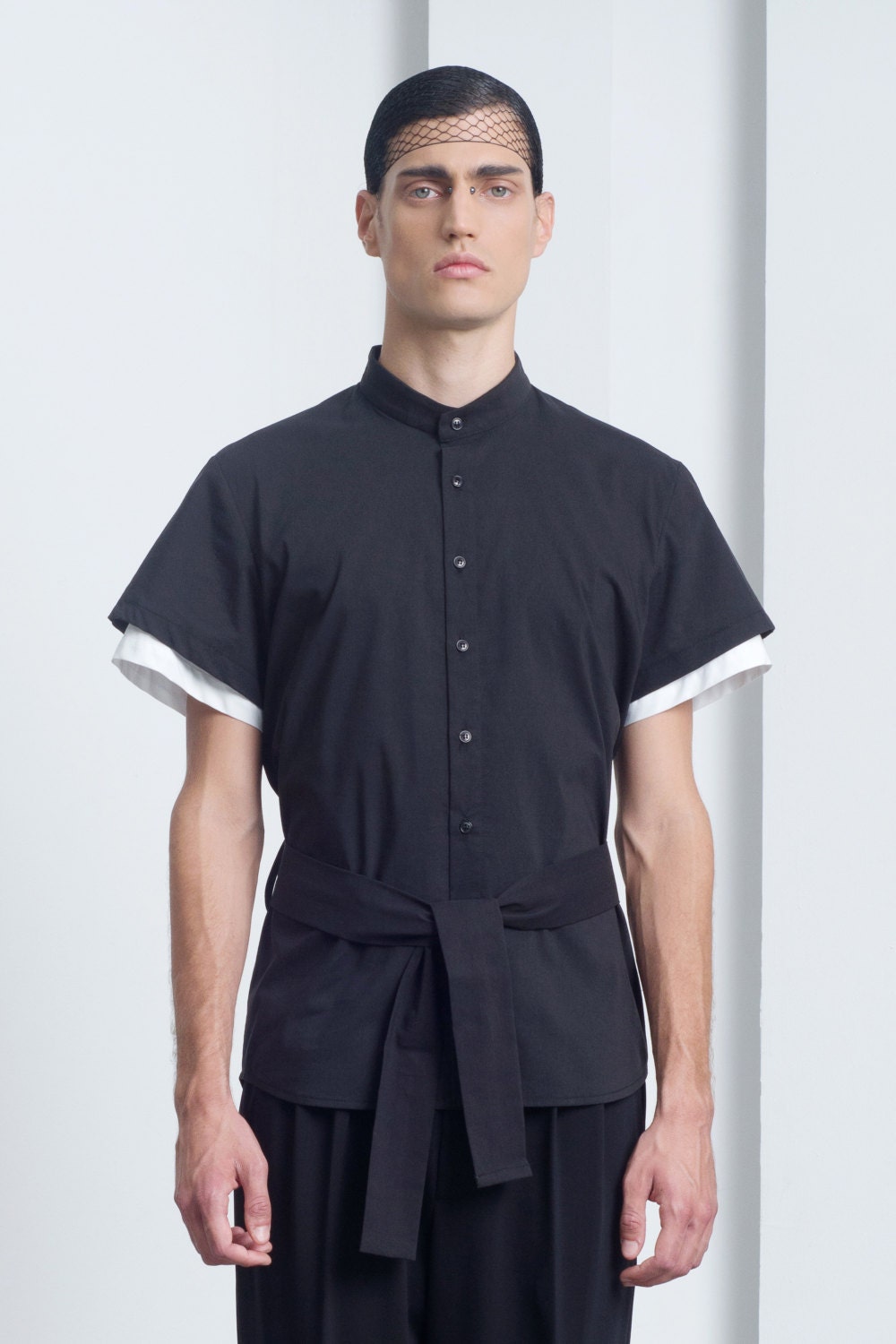 Mens Shirt Mens Black Shirt Chinese 