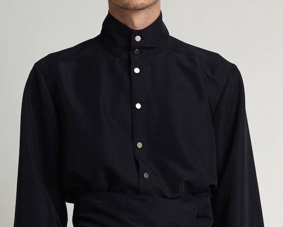 Monogram Printed Short-Sleeved Silk Shirt - Men - Ready-to-Wear