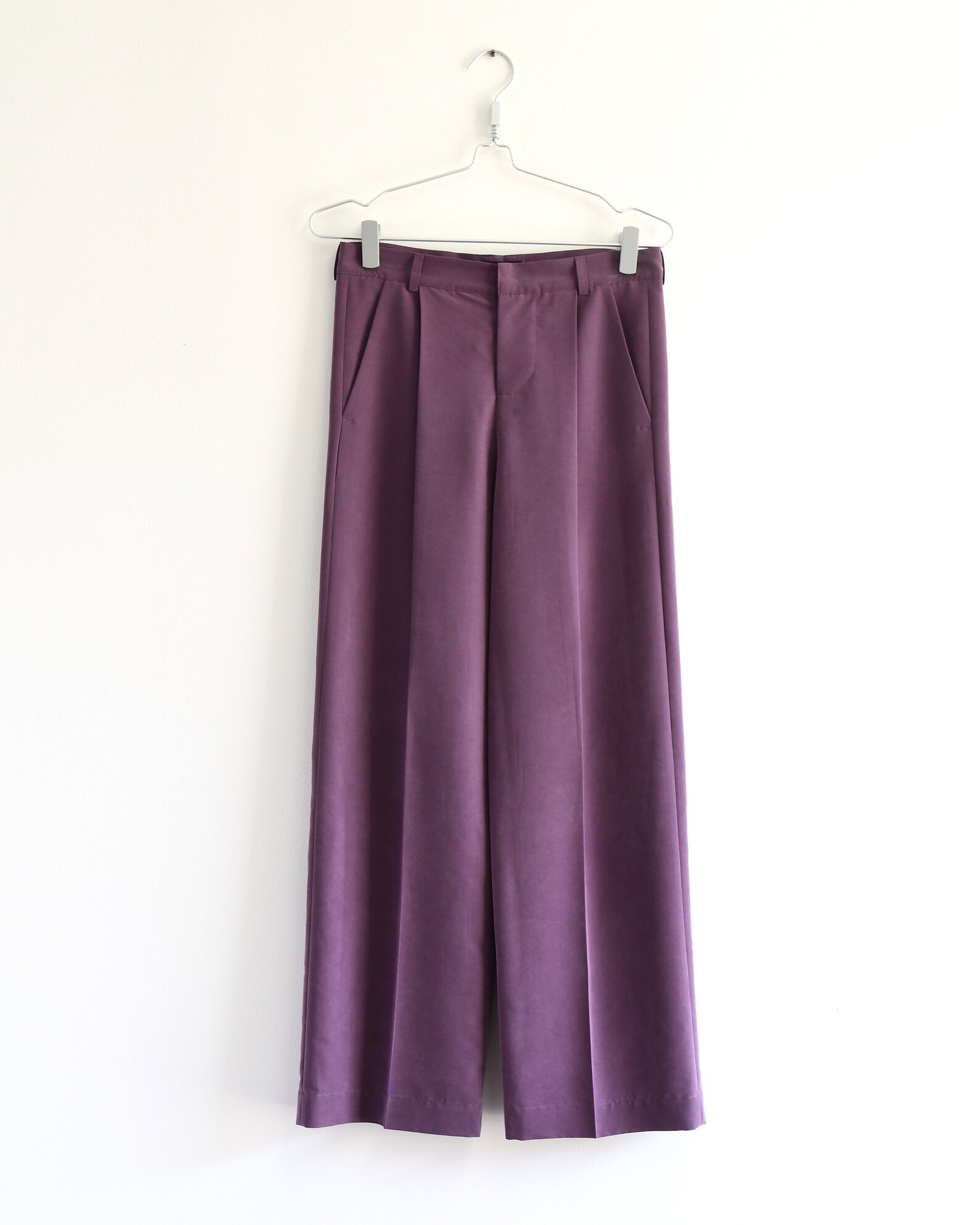 Mens Pants Mens Purple Pants Mens Pleated Pants Tailored Etsy