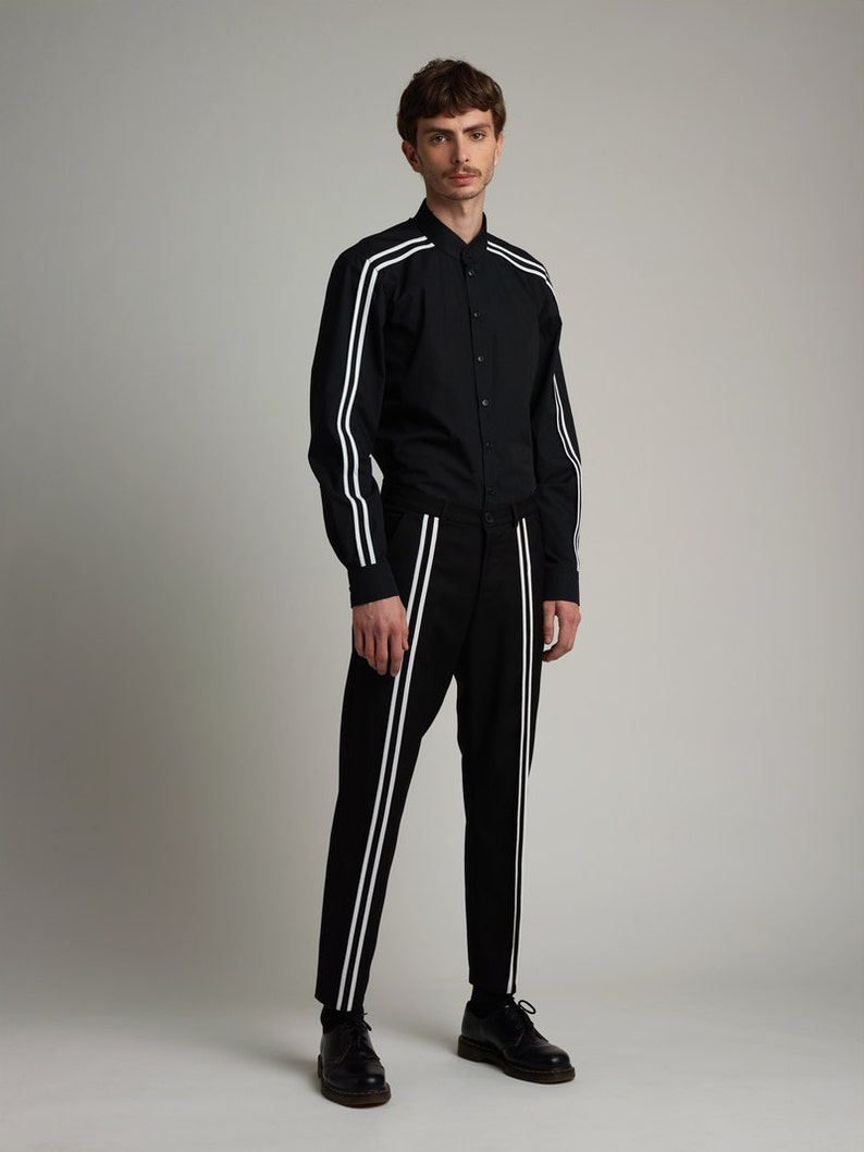 Mens Pants Black Pants dress Pants Slim fit Pants Mens trousers slim fit trousers Mens clothing minimalist clothing pants men casual pants
