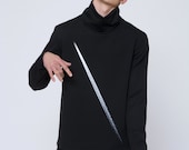 Herentrui Herencoltrui Zwarte herentrui Herenkleding Losse coltrui Herenmode herentrui herentrui