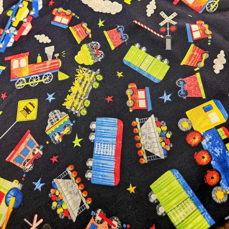 Train Fabric - Etsy