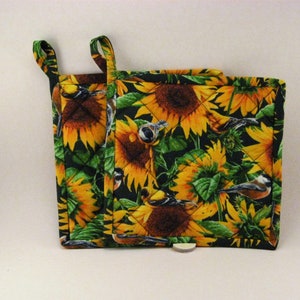 Sunflower Thermal Hot Pads-set of 2