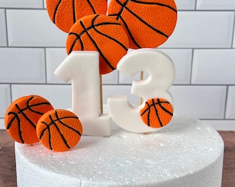 Fondant Basketball/Football Set